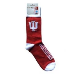 Funatic Clothing & Accessories Collegiate Socks: Indiana University Hoosiers