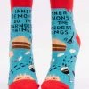 BlueQ Women's Ankle Sock: Inner Demons Do The Darndest Things Clothing & Accessories