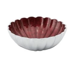 Household Julia Knight 8.5" Round Peony Bowl In Pomegranate