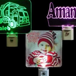 Objects Of Desire Artful Living Customizable LED Signs And Night Lights Household