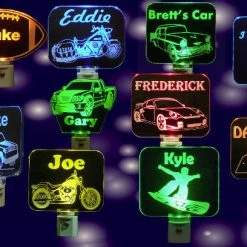 Objects Of Desire Artful Living Customizable LED Signs And Night Lights Household