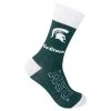 Funatic Collegiate Socks: Michigan State Trojans Clothing & Accessories