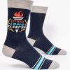 Clothing & Accessories BlueQ Men's Crew Socks: Olympic Long Sleeper