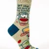BlueQ Women's Crew Socks: Get The Hell Out Of My Kitchen
