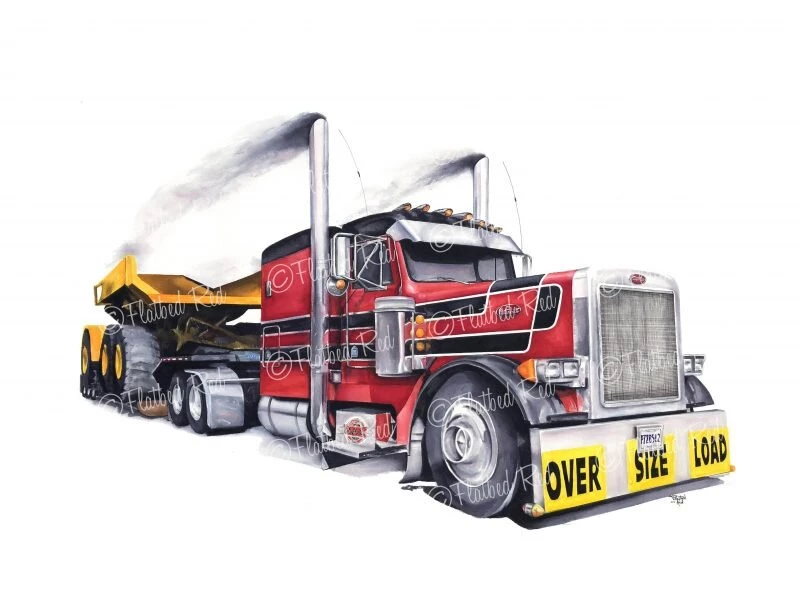 Ashley Donaldson Aka Flatbed Red (Findlay, OH) Local Artist Of The Week: Ashley Donaldson (Flatbed Red)-"Oversize" Print 1 Ashley Donaldson Aka Flatbed Red (Findlay, OH) Local Artist Of The Week: Ashley Donaldson (Flatbed Red)-"Oversize" Print