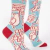 Clothing & Accessories BlueQ Women's Crew Socks: Protest Socks