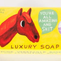 Just For Laughs BlueQ Luxury Bar Soap: "All Amazing And Shit"