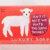 Just For Laughs BlueQ Luxury Bar Soap: "Hate The Same Things"