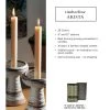 Root Candle Co. Root 9" Arista Unscented Beeswax Blend Dinner Candles (Box Of 12)