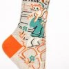 BlueQ Women's Crew Socks "My Cat Is Cool As Fuck"