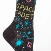 BlueQ Women's Crew Socks "Space Cadet"