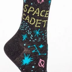 BlueQ Women's Crew Socks "Space Cadet"