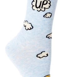 BlueQ Women's Crew Socks "Up Yours" Clothing & Accessories