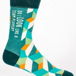 BlueQ Men's Crew Socks: Do I Look Like A Team Player?