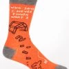 Clothing & Accessories BlueQ Men's Crew Socks: Who Says I Never Finish...