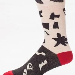 Clothing & Accessories BlueQ Men's Crew Socks: "My Head Says 'Who Cares'..."