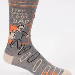Clothing & Accessories BlueQ Men's Crew Socks: Here Comes Cool Dad