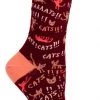 BlueQ Women's Crew Socks: Cats, Cats
