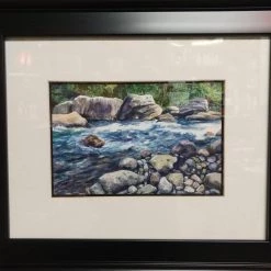 Jen Sowders (Fostoria, OH) Local Artist Of The Week: Jen Sowders "River Rock Rapids" (2018) Art & Artists