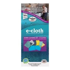 E-cloth 8 Piece Home Cleaning Set Health And Wellness