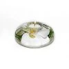 Emilio Robba Small Disc Tea Light With White Orchids Household