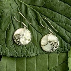 Objects Of Desire Artful Living Bali "Saja" Sterling Silver Fair Trade Earrings Clothing & Accessories