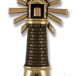 Michael Healy Door Knocker: Brass/Bronze Lighthouse Household