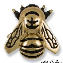 Michael Healy Door Knocker: Brass Bumblebee