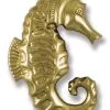 Household Michael Healy Door Knocker: Polished Brass Seahorse