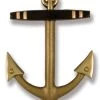 Michael Healy Door Knocker: Brass/Bronze Anchor