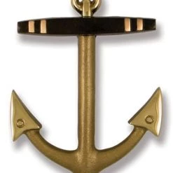 Michael Healy Door Knocker: Brass/Bronze Anchor