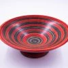 Richard Ruehle (Findlay, OH) Local Artist Of The Week: Richard Ruehle-Red & Black Dyed Birch Veneer Footed Bowl Art & Artists