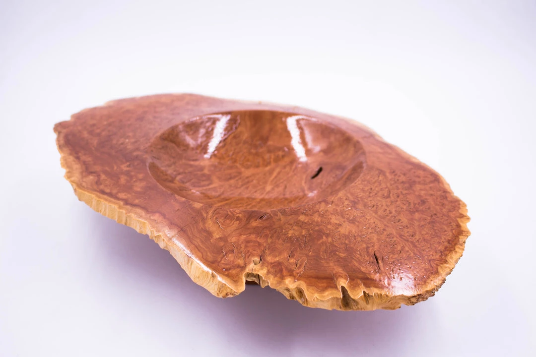 Richard Ruehle (Findlay, OH) Local Artist Of The Week: Richard Ruehle Yellow Box Footed Bowl With "Living Edge" Rim Art & Artists 1 Richard Ruehle (Findlay, OH) Local Artist Of The Week: Richard Ruehle Yellow Box Footed Bowl With "Living Edge" Rim Art & Artists