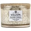 Voluspa Boxed Blond Tabac Scented Candle W/Lid